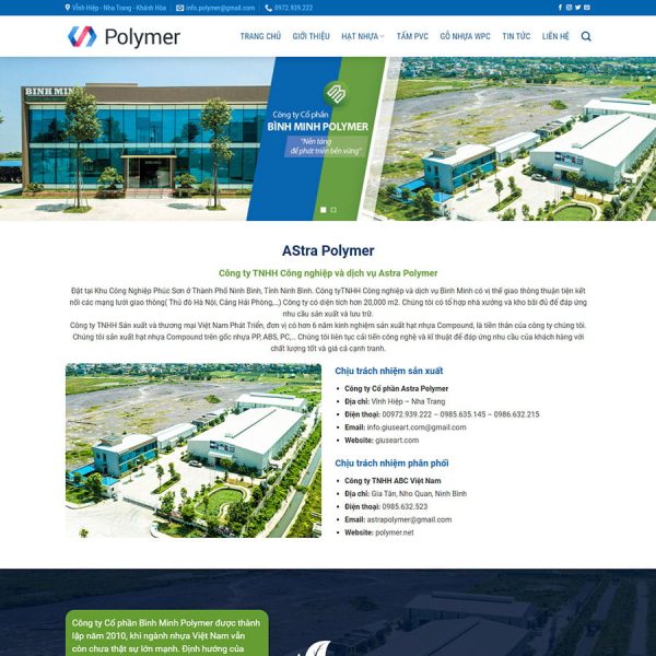 Theme wordpress giới thiệu công ty 01