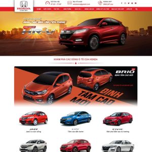 Theme wordpress honda ô tô 02