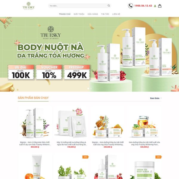 Theme wordpress mỹ phẩm 14