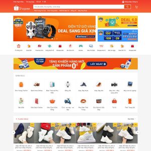 theme wordpress bán hàng shopee