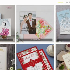 Theme wordpress bán thiệp cưới đẹp