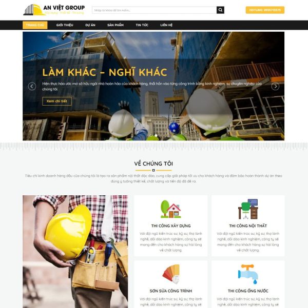 Theme wordpress xây dựng 05
